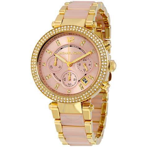 michael kors 6326|Michael Kors Parker Pink Dial Ladies Watch MK6326.